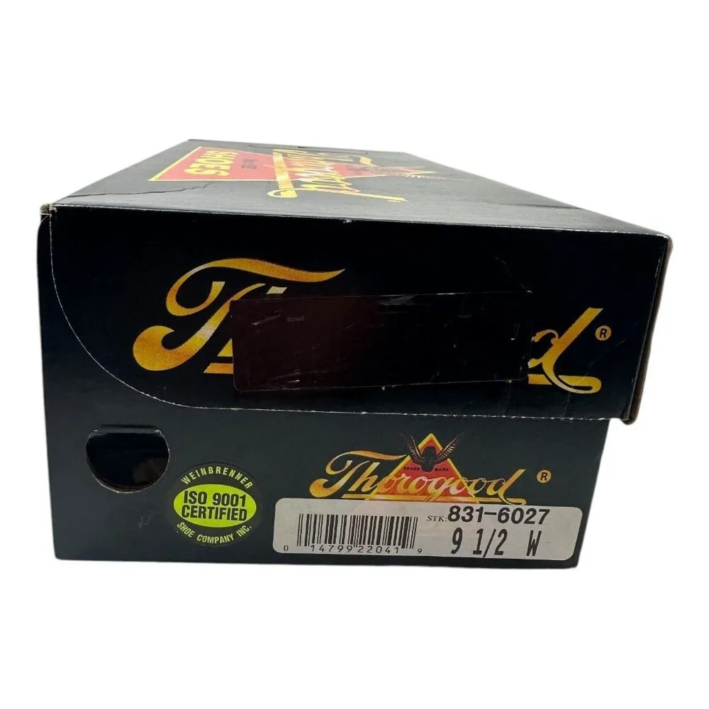 Thorogood Men's‎ Black Poromeric Oxford Work Shoes Size 9.5W Shelf Pulls/Returns